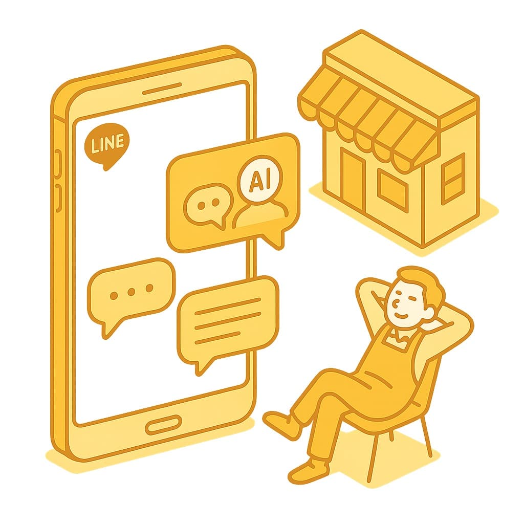 AskNavi LINE AI応答イメージ