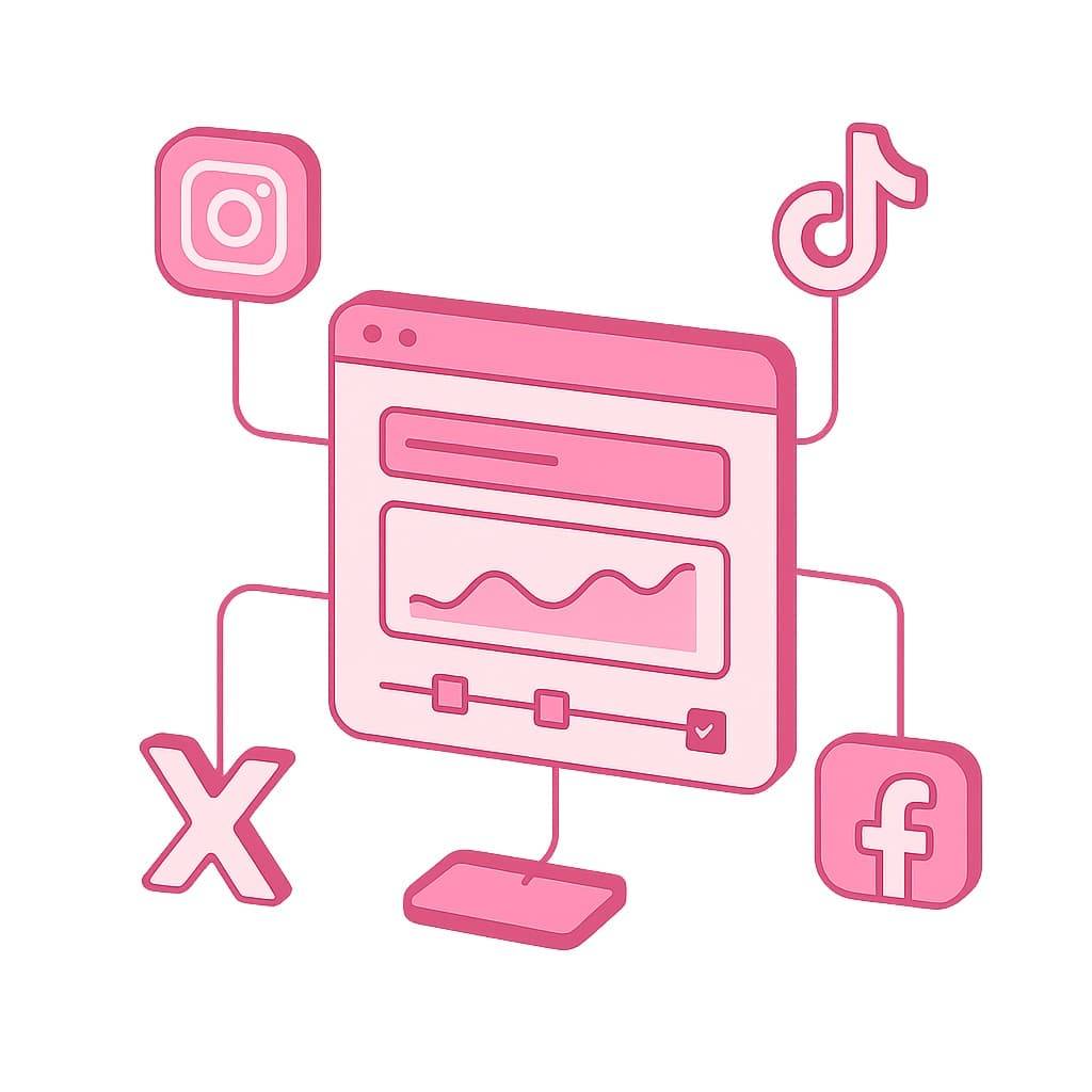 SocialNavi SNS一元管理イメージ